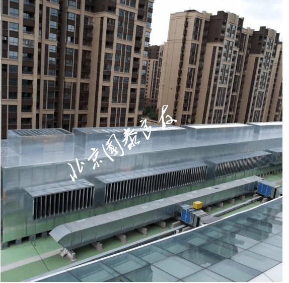 02 武漢天虹廣場樓頂冷卻塔降噪、冷卻塔噪音治理