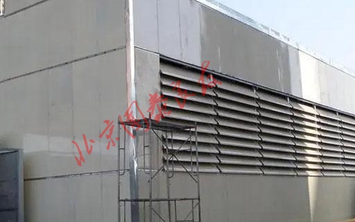 石家莊天山銀河廣場A座樓頂空氣源熱泵機(jī)組減震降噪